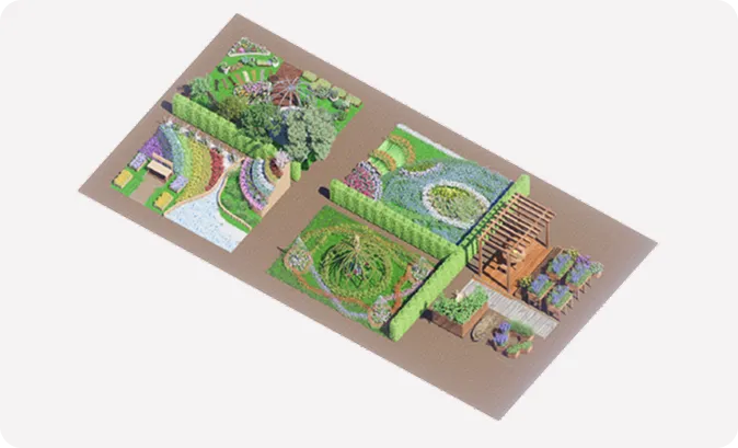 高校生が創る未来咲きガーデンのイメージ