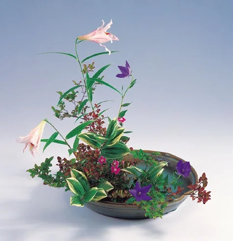 盛花のいけばな作品