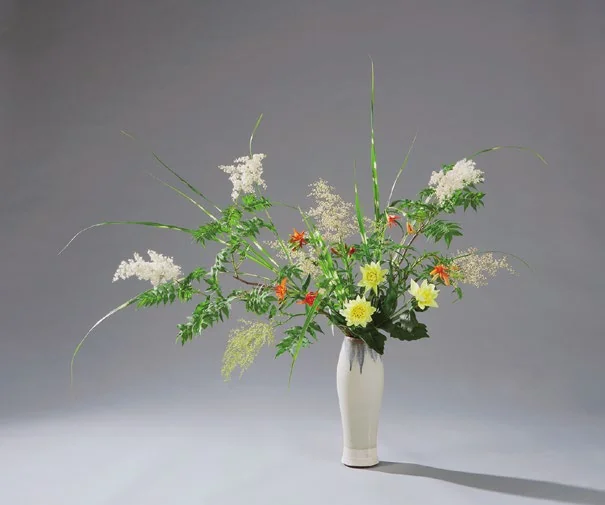 抛入・瓶花のいけばな作品